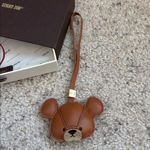 New in box Sticky Zoo Bear bag charm